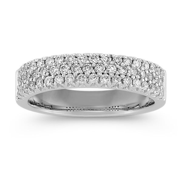 1.10Tw Triple Row Diamond Ring J. Thomas Jewelers Rochester Hills, MI
