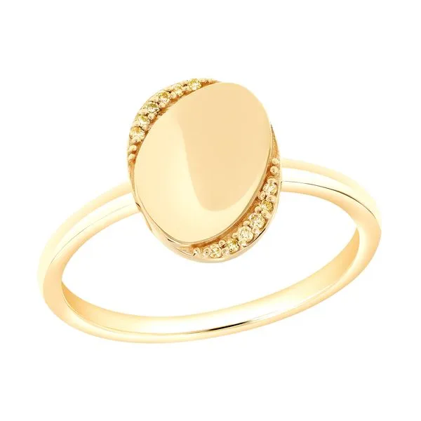 Natural Yellow Diamond Ring J. Thomas Jewelers Rochester Hills, MI
