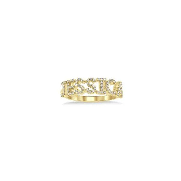 Personalized Diamond Name Ring J. Thomas Jewelers Rochester Hills, MI