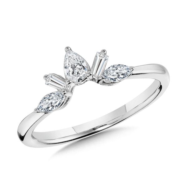 14 Karat White Gold Diamond Band J. Thomas Jewelers Rochester Hills, MI