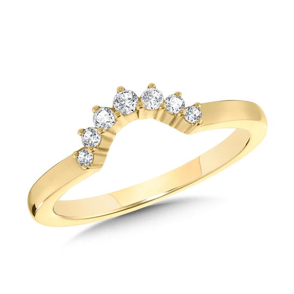Curved Diamond Band J. Thomas Jewelers Rochester Hills, MI