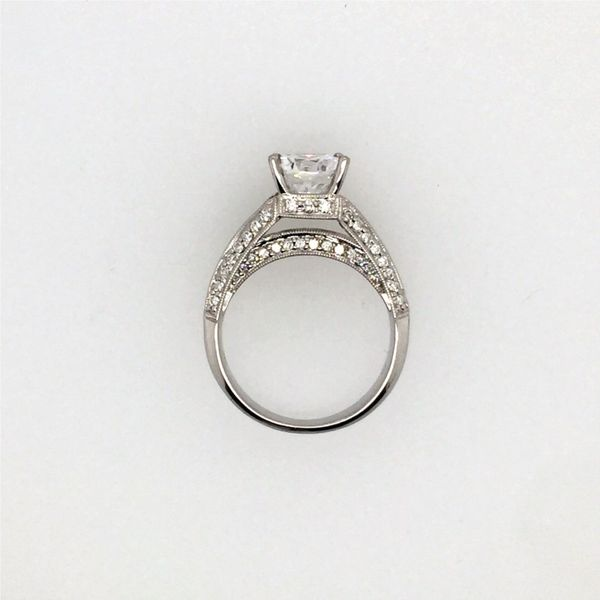 Milgrain Diamond Engagement ring Image 3 J. Thomas Jewelers Rochester Hills, MI