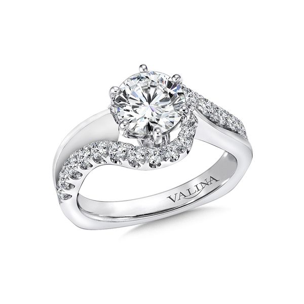Valina Graceful Diamond Engagement Ring J. Thomas Jewelers Rochester Hills, MI