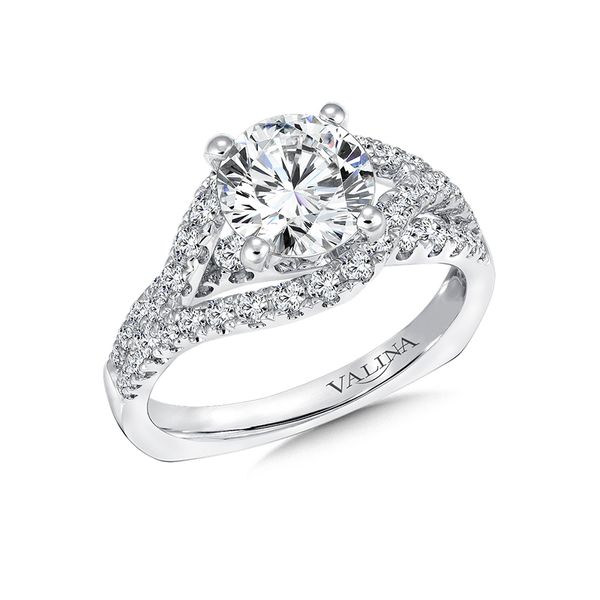 Valina Diamond Bypass Engagement Ring J. Thomas Jewelers Rochester Hills, MI