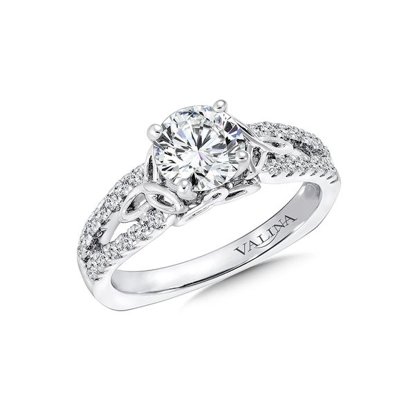 Valina Celtic Motif Engagement Ring J. Thomas Jewelers Rochester Hills, MI