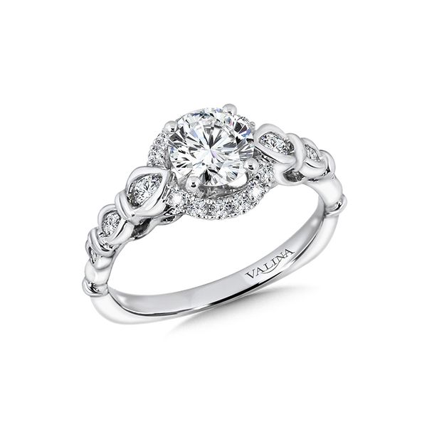 Valina Halo Diamond Ring J. Thomas Jewelers Rochester Hills, MI