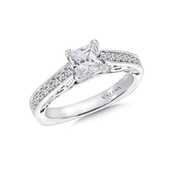Valina Princess Diamond Engagement Ring J. Thomas Jewelers Rochester Hills, MI