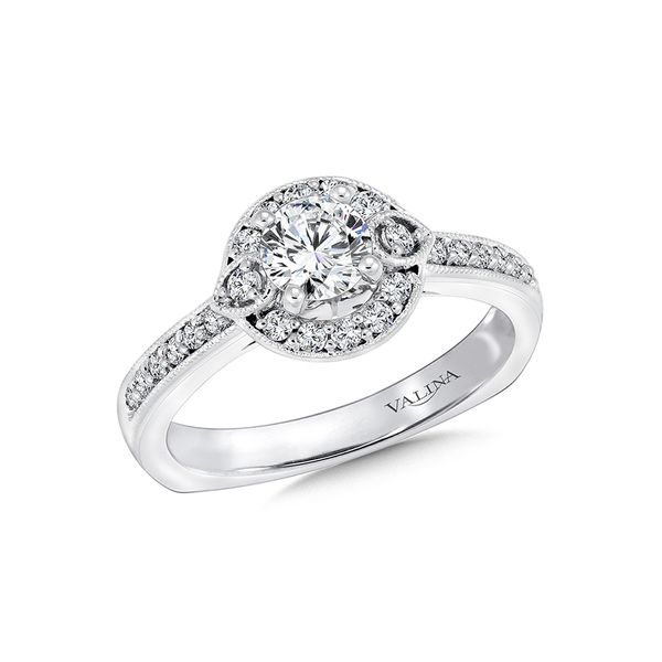 Valina Milgrain Engagement Ring J. Thomas Jewelers Rochester Hills, MI