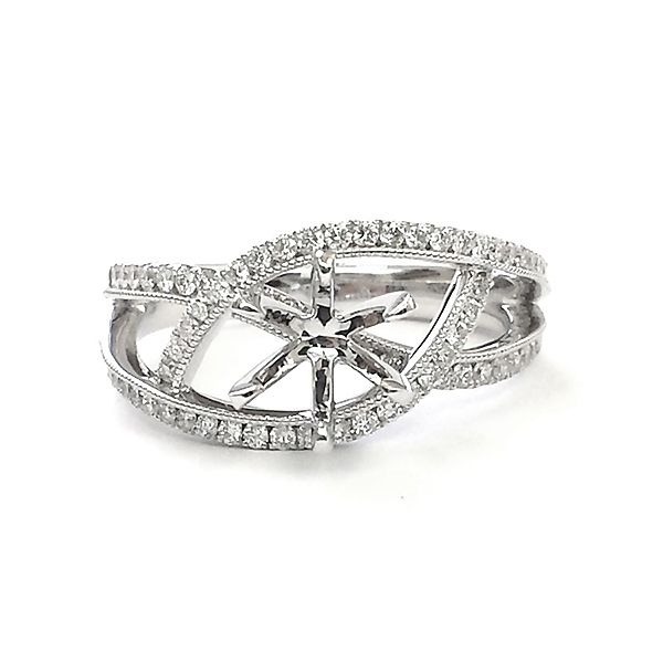 Elegant Open Design Diamond Ring J. Thomas Jewelers Rochester Hills, MI