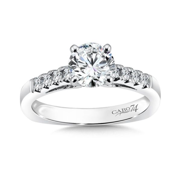 Caro74 Classic Diamond Engagement Ring J. Thomas Jewelers Rochester Hills, MI