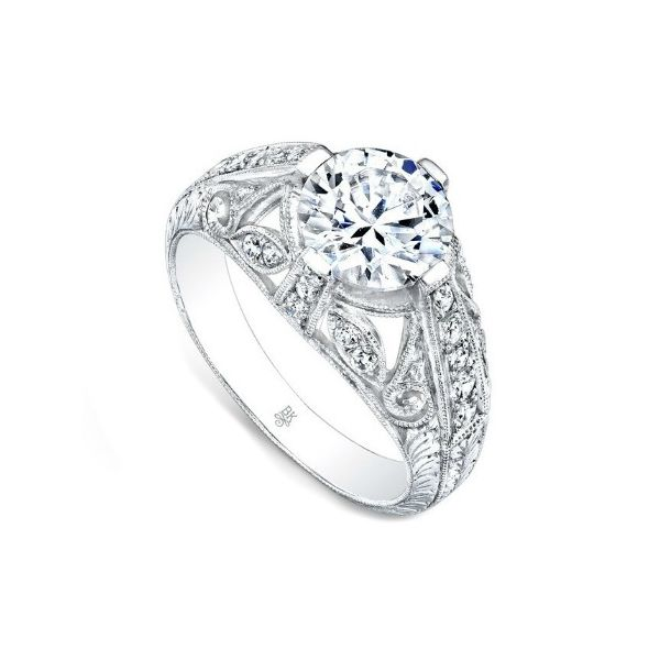 Beverley K Milgrain Vintage Diamond Ring J. Thomas Jewelers Rochester Hills, MI