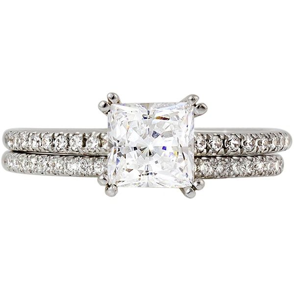 Princess Diamond Engagement Ring J. Thomas Jewelers Rochester Hills, MI