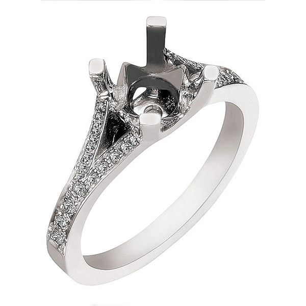 Cathedral Diamond Ring J. Thomas Jewelers Rochester Hills, MI