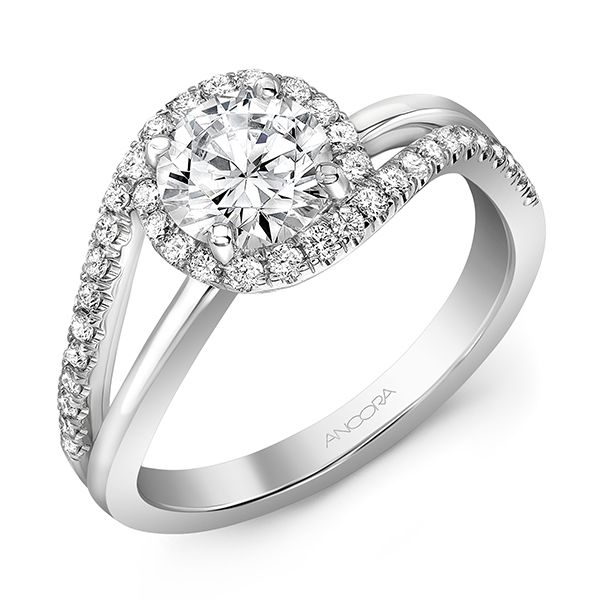 Halo Diamond Ring J. Thomas Jewelers Rochester Hills, MI