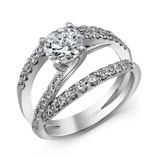 Crossover Diamond Ring J. Thomas Jewelers Rochester Hills, MI