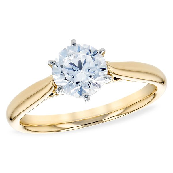 Yellow Gold Solitaire Ring J. Thomas Jewelers Rochester Hills, MI