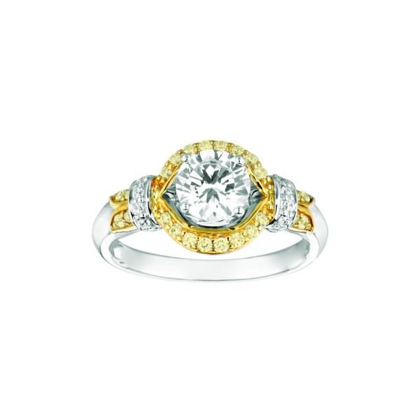 Natural Yellow Diamond Engagement Ring J. Thomas Jewelers Rochester Hills, MI