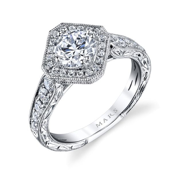 Antique Inspired Engagement Ring J. Thomas Jewelers Rochester Hills, MI