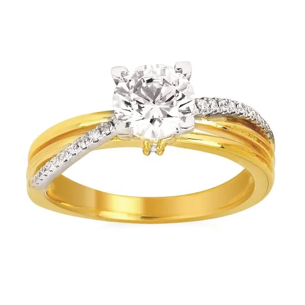 Bypass Diamond Engagement Ring J. Thomas Jewelers Rochester Hills, MI