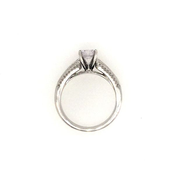 Channel Set Diamond Engagement Ring Image 2 J. Thomas Jewelers Rochester Hills, MI