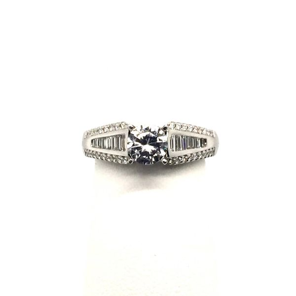 Channel Set Diamond Engagement Ring J. Thomas Jewelers Rochester Hills, MI