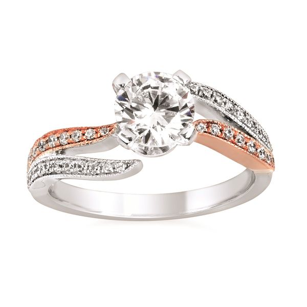 Pave' Set Diamond Engagement Ring J. Thomas Jewelers Rochester Hills, MI