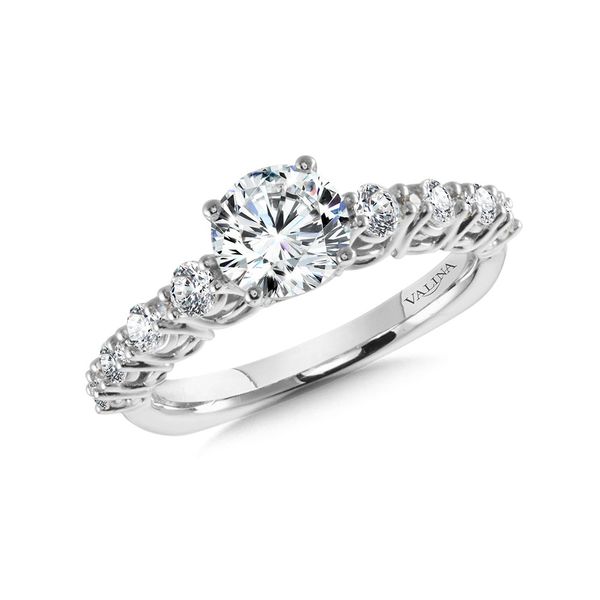 Cathedral Diamond Engagement Ring J. Thomas Jewelers Rochester Hills, MI