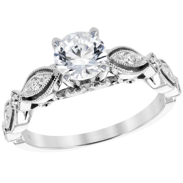Milgrain Diamond Engagement Ring J. Thomas Jewelers Rochester Hills, MI