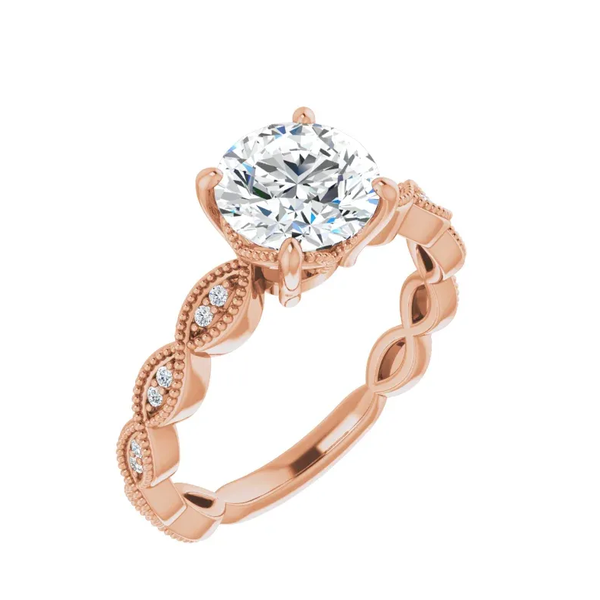 Infinity-Inspired Engagement Ring J. Thomas Jewelers Rochester Hills, MI