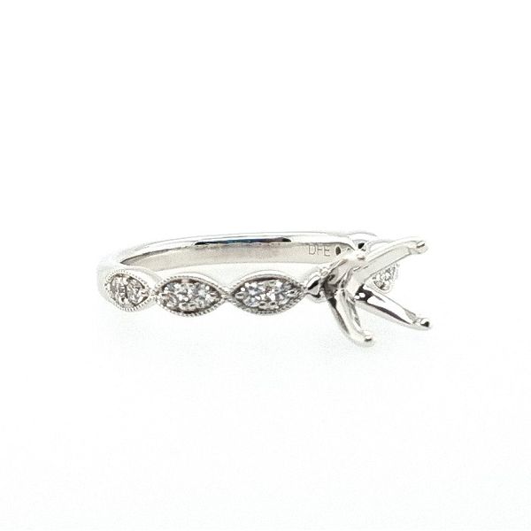 Vintage Style Milgrain Diamond Ring J. Thomas Jewelers Rochester Hills, MI