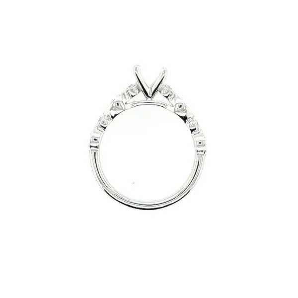Vintage Round/Marquise Milgrain Diamond Ring Image 2 J. Thomas Jewelers Rochester Hills, MI