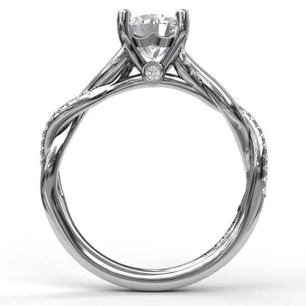 Infinity Interwoven  Engagement Ring Image 3 J. Thomas Jewelers Rochester Hills, MI