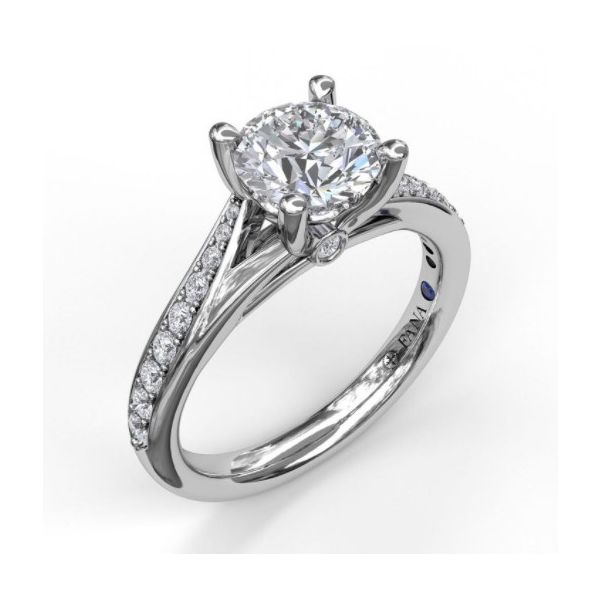 Fana Split Band Engagement Ring J. Thomas Jewelers Rochester Hills, MI