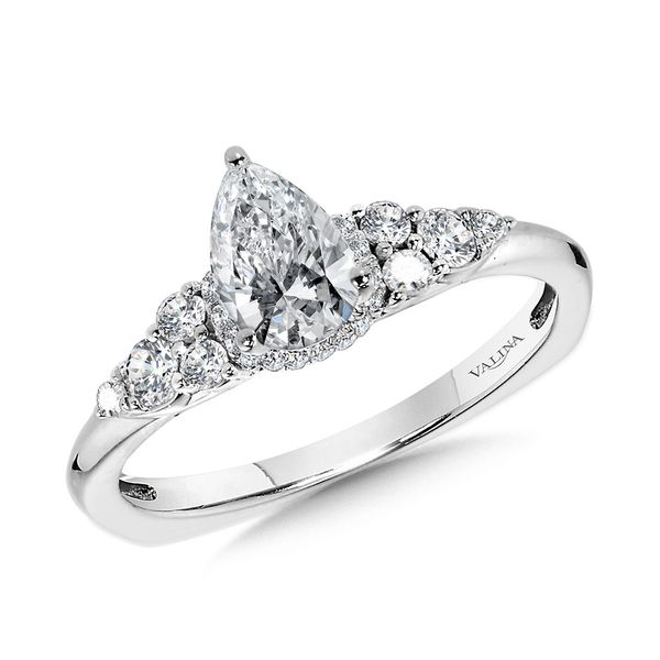 Delicate Pear Diamond Accent Ring J. Thomas Jewelers Rochester Hills, MI