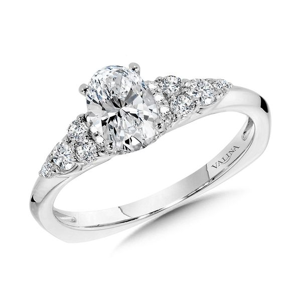 Valina  Bridal Oval Diamond Ring J. Thomas Jewelers Rochester Hills, MI