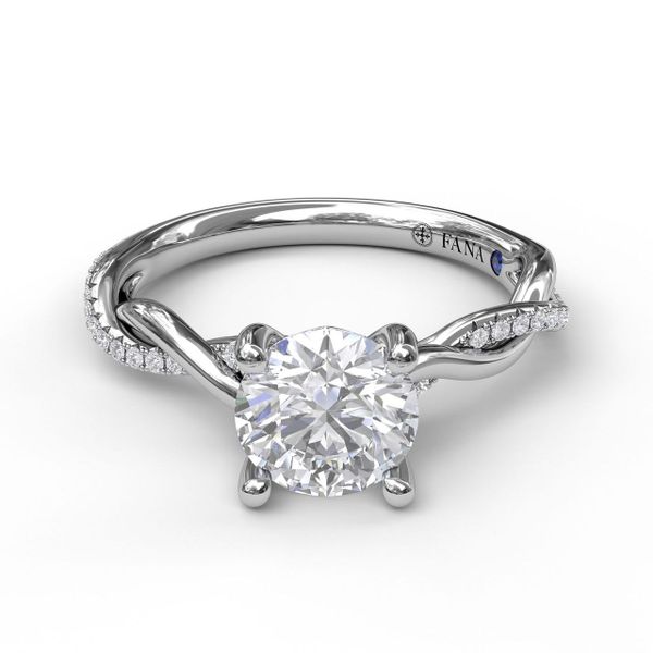Fana Interwoven Infinity Engagement Ring Image 2 J. Thomas Jewelers Rochester Hills, MI