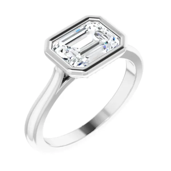 Bezel set halo new arrivals