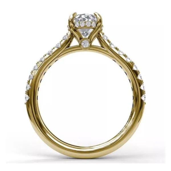 Fana Hidden Halo Ring Image 2 J. Thomas Jewelers Rochester Hills, MI