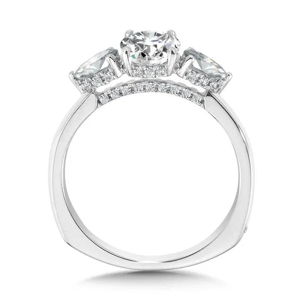 Hidden Halo Diamond Ring Image 2 J. Thomas Jewelers Rochester Hills, MI