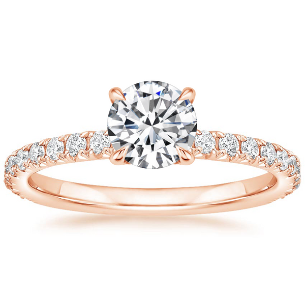 0.23Tw Rose Gold Engagement Ring J. Thomas Jewelers Rochester Hills, MI