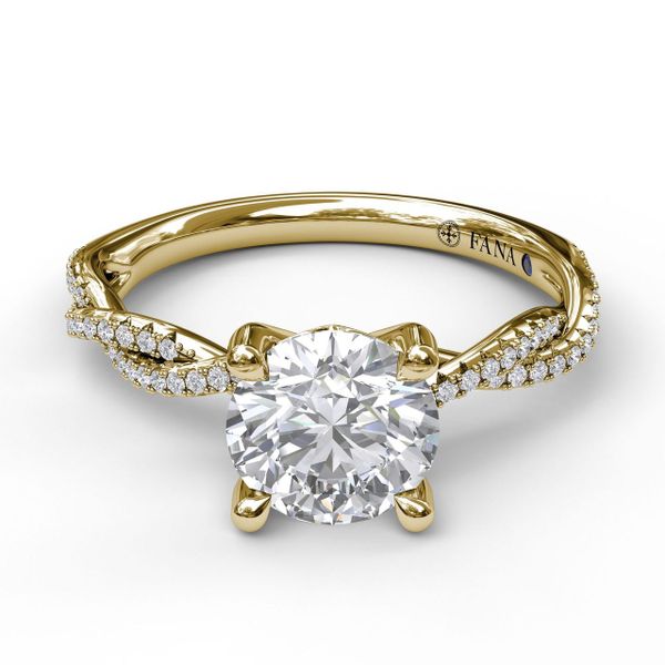 Fana - Petite Twist Engagement Ring Image 3 J. Thomas Jewelers Rochester Hills, MI