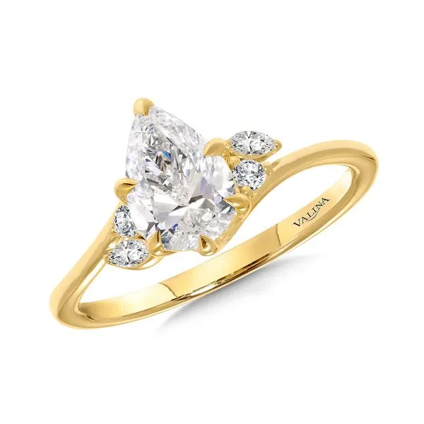 Pear Diamond Semi-Mount J. Thomas Jewelers Rochester Hills, MI