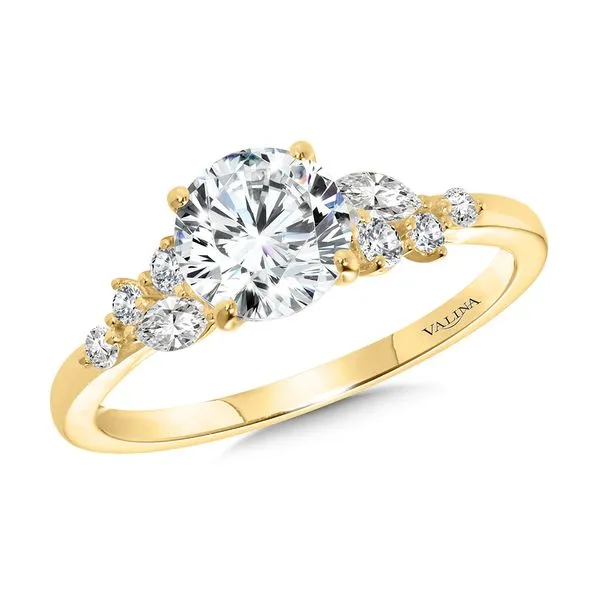 Round Accented Semi-Mount J. Thomas Jewelers Rochester Hills, MI