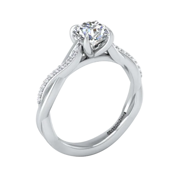 Infinity Diamond Engagement Ring J. Thomas Jewelers Rochester Hills, MI