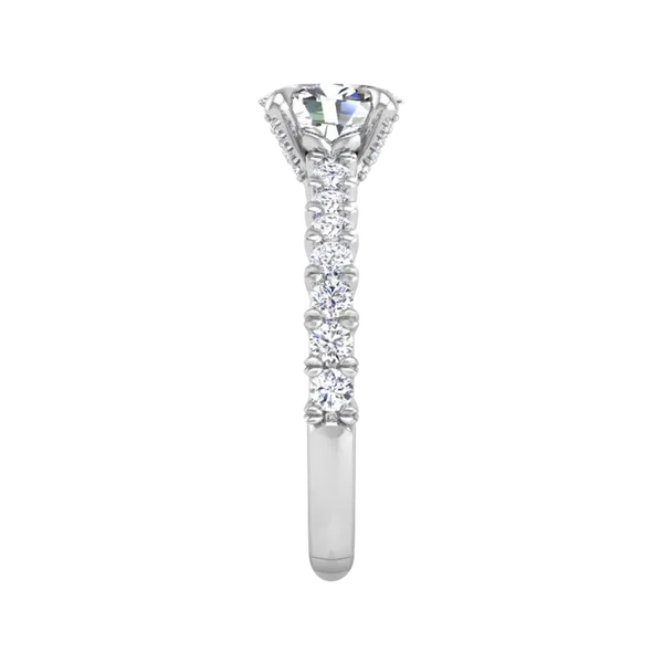 Engagement Ring With Diamonds On Prongs Image 2 J. Thomas Jewelers Rochester Hills, MI