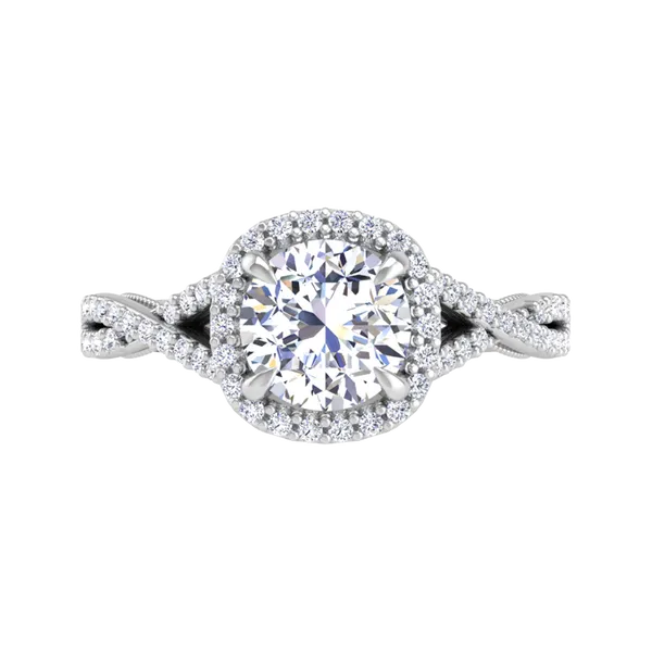 Infinity Design Engagement Ring Image 2 J. Thomas Jewelers Rochester Hills, MI