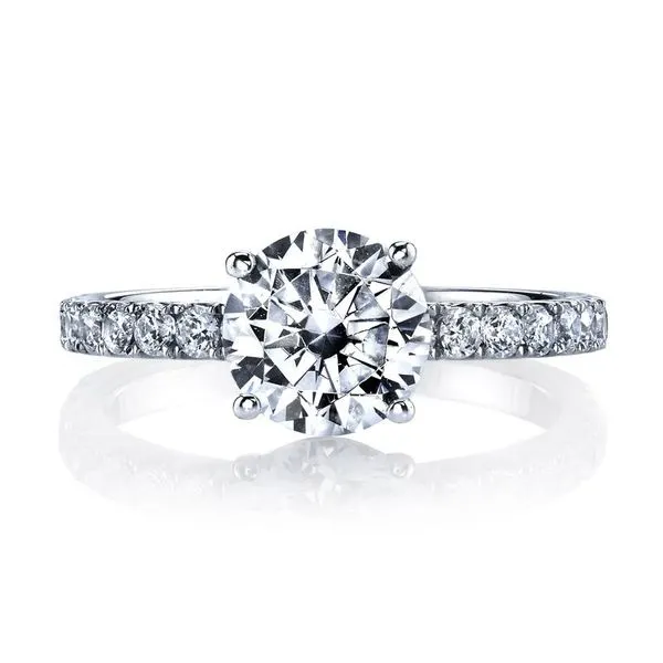 14 Karat White Diamond Semi Mount Ring J. Thomas Jewelers Rochester Hills, MI