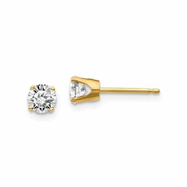 0.30Tw Yellow Gold Diamond Earrings J. Thomas Jewelers Rochester Hills, MI