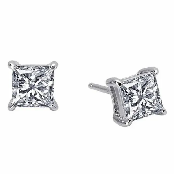 0.72Tw Princess Diamond Earrings J. Thomas Jewelers Rochester Hills, MI