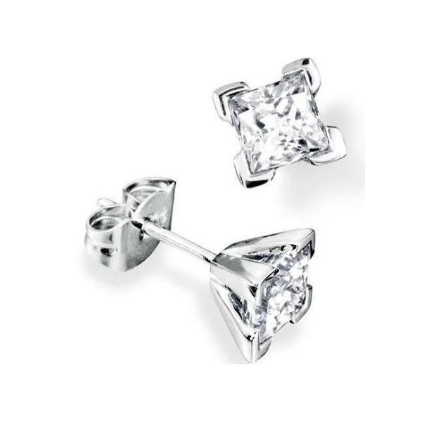 0.50Tw Princess Diamond Studs J. Thomas Jewelers Rochester Hills, MI